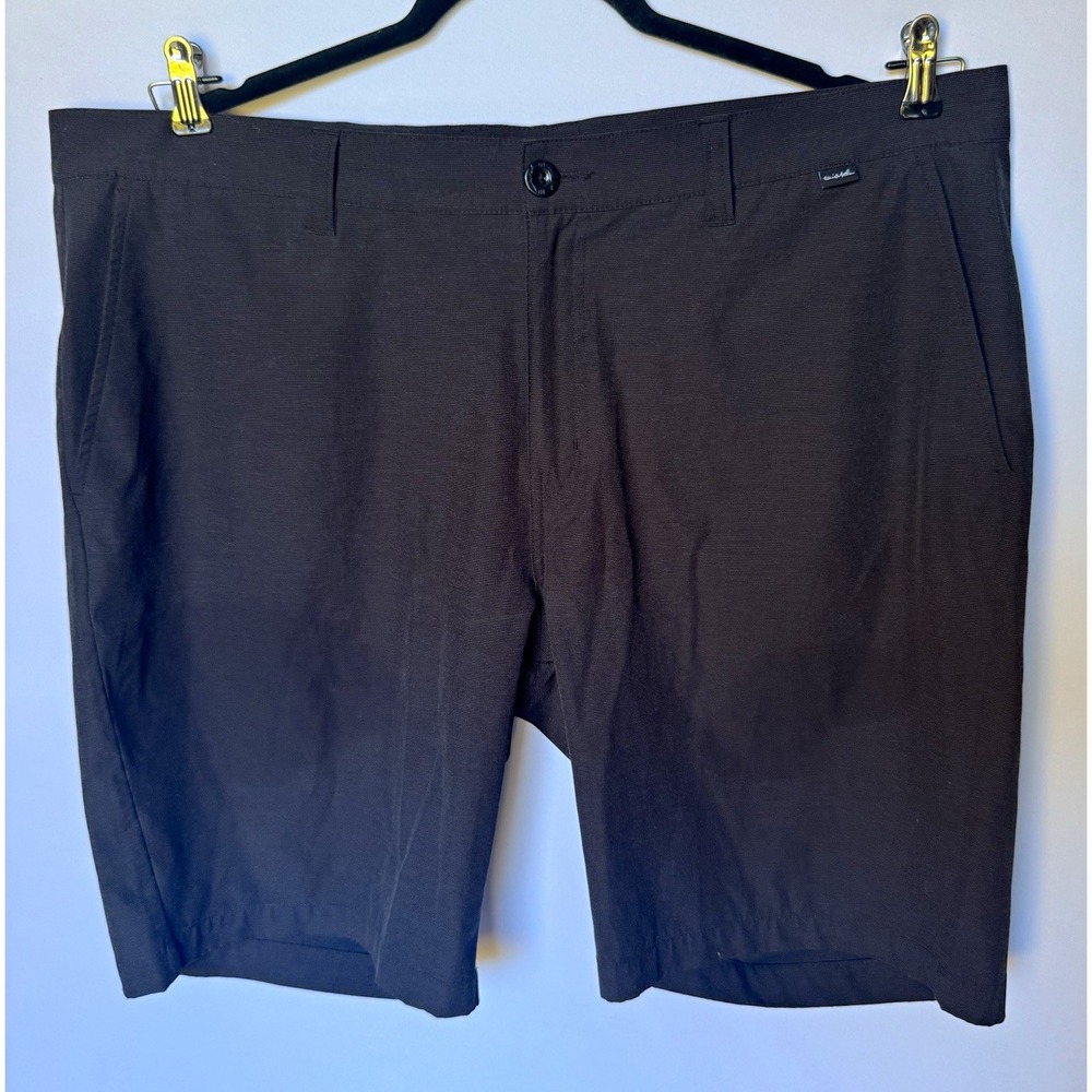 Travis Mathew Men's Black Chino Shorts Stretch Flat Front Pockets MPN 1MM208